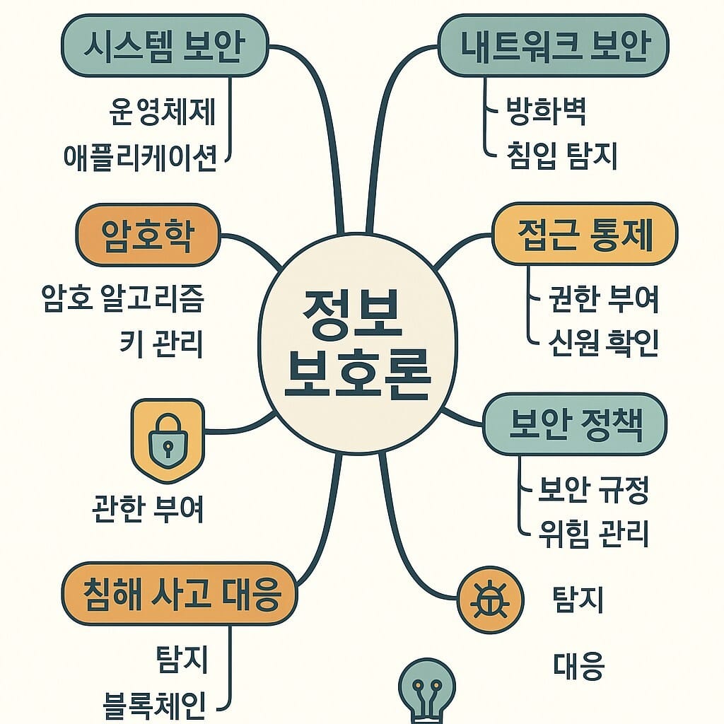 정보보호론 마인드맵