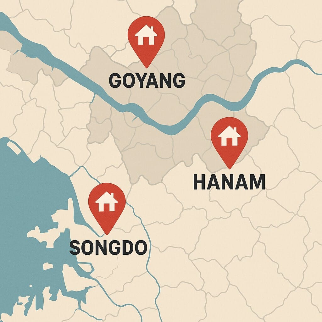 투자 지역 지도